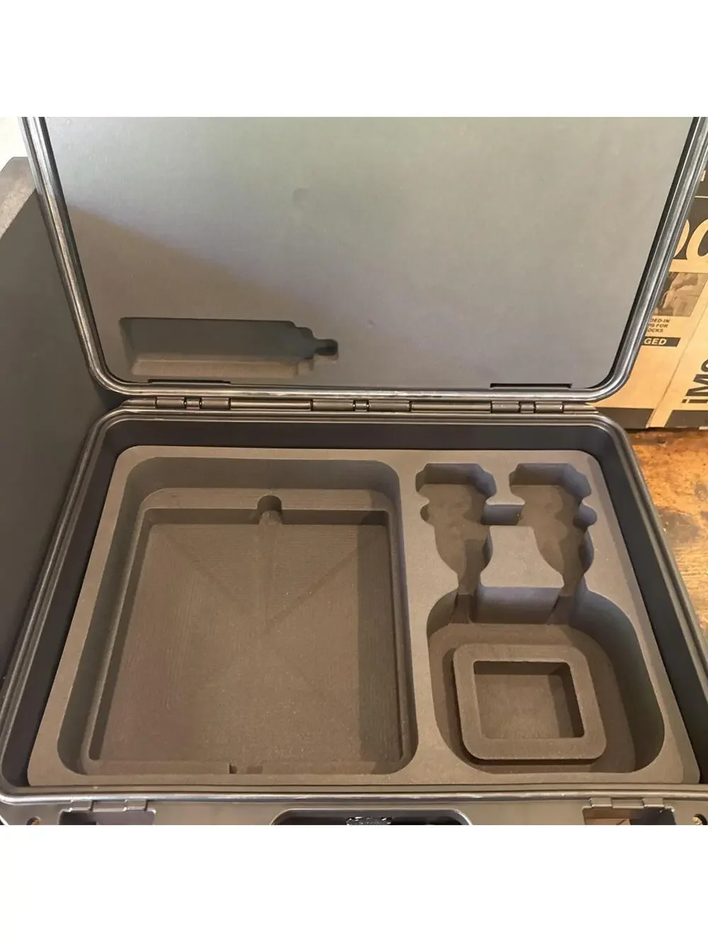 Pelican IM2300 Storm Case NEW Never Used Black w/ Custom CNC Foam Insert